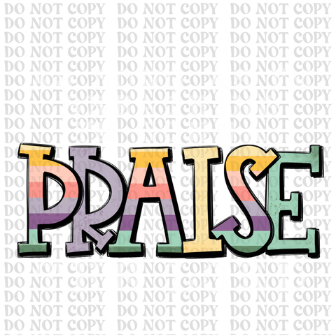 Praise DTF or Sublimation Transfer
