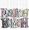 Praying Woman DTF or Sublimation Transfer