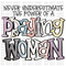 Praying Woman DTF or Sublimation Transfer