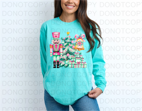 Preppy Christmas DTF or Sublimation Transfer