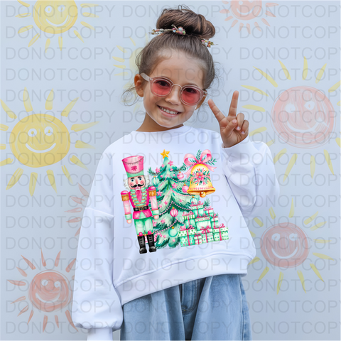 Preppy Christmas DTF or Sublimation Transfer