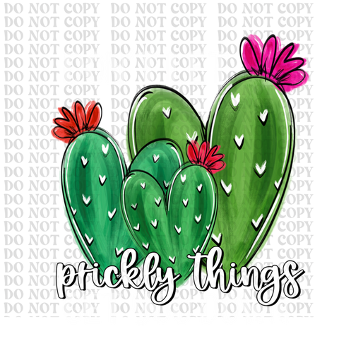 Prickly Things DTF or Sublimation Transfer