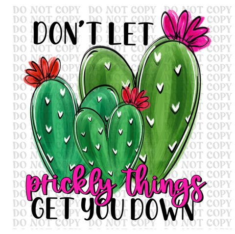 Prickly Things DTF or Sublimation Transfer