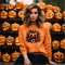 Ghost With Floral Pumpkin DTF or Sublimation Transfer