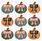 Pumpkin Bow Set DTF or Sublimation Transfer