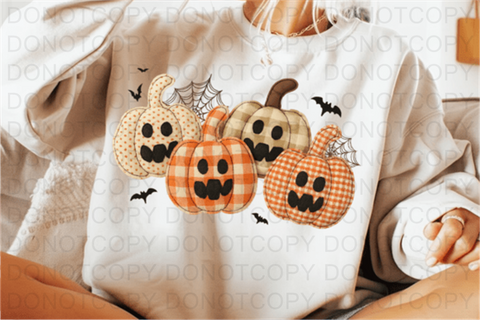 Pumpkin Patchwork DTF or Sublimation Transfer