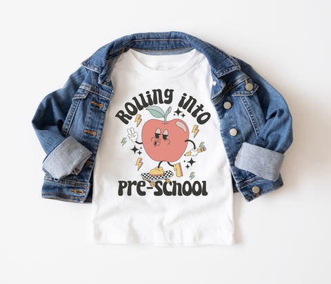Rolling Into Pre-School Sublimation Or DTF Transfer