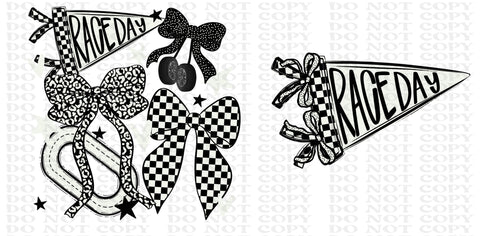 Race Day DTF or Sublimation Transfer