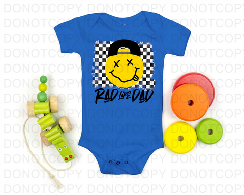 Rad Like Dad DTF or Sublimation Transfer