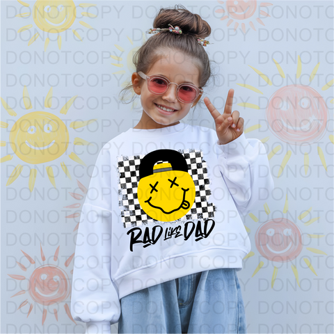 Rad Like Dad DTF or Sublimation Transfer