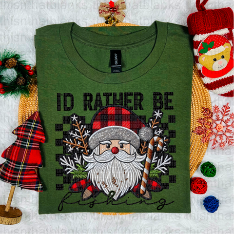 Rather Be Fishing/Hunting DTF or Sublimation Transfer