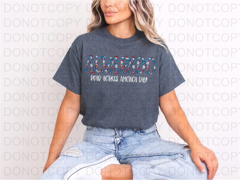 Read Across America Custom DTF or Sublimation Transfer