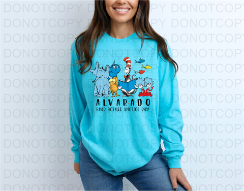 Read Across America Custom DTF or Sublimation Transfer
