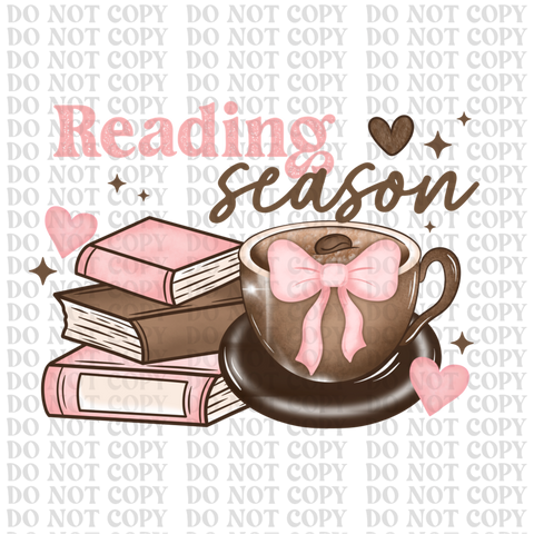 Reading Season DTF or Sublimation Transfer