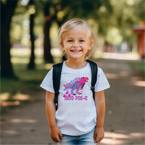 Roaring Back To School DTF or Sublimation Transfer