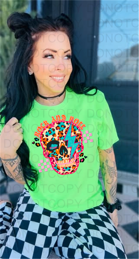 Rock n Roll DTF or Sublimation Transfer
