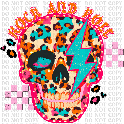 Rock n Roll DTF or Sublimation Transfer