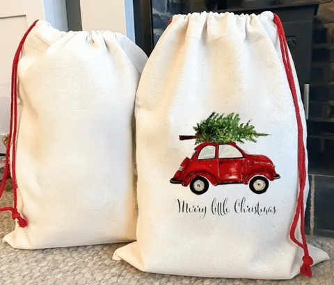 Santa Sacks 19X27 Heavy Duty Sublimation or DTF