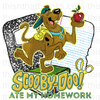 Scooby Doo Ate My Homework Sublimation Or DTF Transfer