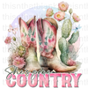 She's Gone Country Sublimation or DTF Transfer