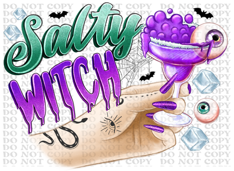 Salty Witch DTF or Sublimation Transfer
