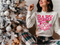 Pink Santa Baby DTF or Sublimation Transfer