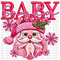 Pink Santa Baby DTF or Sublimation Transfer