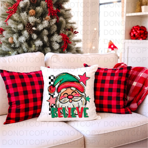 Santa Believe DTF or Sublimation Transfer