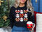 Santa Clause Bow Set DTF or Sublimation Transfer