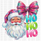 Ho Ho Ho Santa DTF or Sublimation Transfer