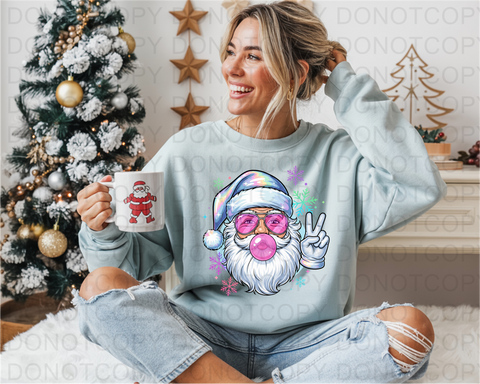 Santa DTF or Sublimation Transfer