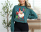 Santa Sequin DTF or Sublimation Transfer
