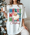 Santa Sequin DTF or Sublimation Transfer