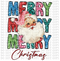 Santa Sequin DTF or Sublimation Transfer