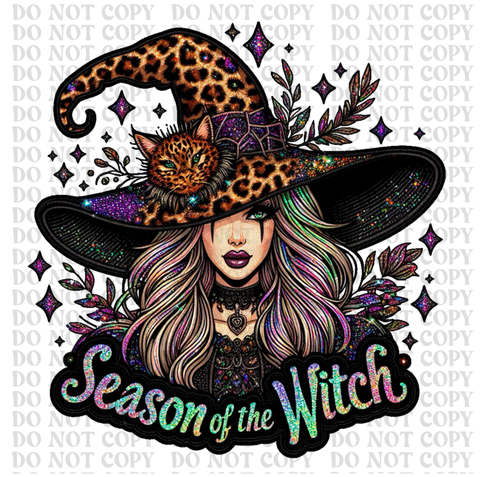 Season Of The Witch DTF or Sublimation Transfer