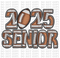 Senior 2025 Football DTF or Sublimation Transfer