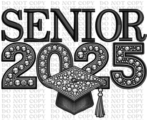 Senior 2025 DTF or Sublimation Transfer