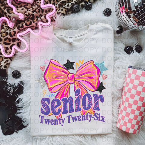 2026 Senior DTF or Sublimation Transfer