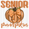 Senior Pumpkin DTF or Sublimation Transfer