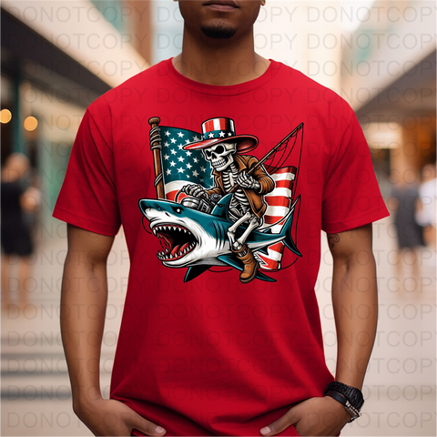 Shark DTF or Sublimation Transfer