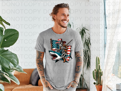 Shark DTF or Sublimation Transfer