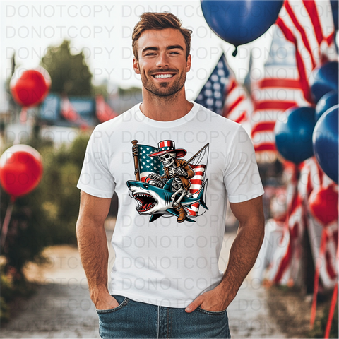 Shark DTF or Sublimation Transfer