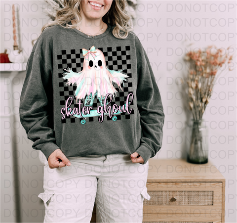 Skater Ghoul DTF or Sublimation Transfer