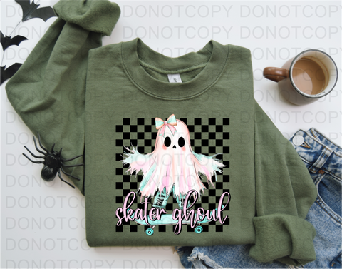 Skater Ghoul DTF or Sublimation Transfer