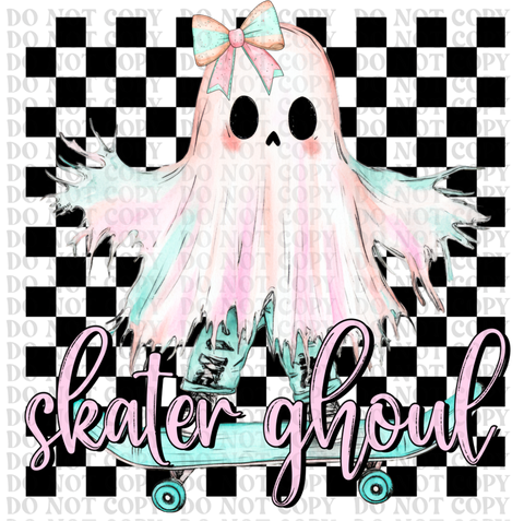 Skater Ghoul DTF or Sublimation Transfer