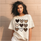 Skin Tone Hearts DTF or Sublimation Transfer