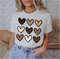 Skin Tone Hearts DTF or Sublimation Transfer