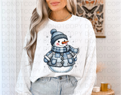 Snowman DTF or Sublimation Transfer