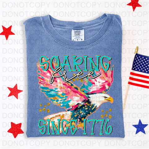 Soaring Free DTF or Sublimation Transfer