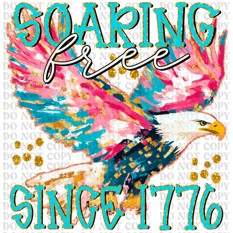 Soaring Free DTF or Sublimation Transfer
